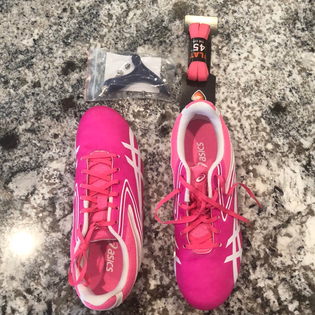 Asic Track Spikes Brand New With Accessories